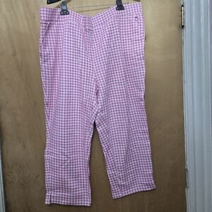 Kim Gravel Gingham Crop Pants